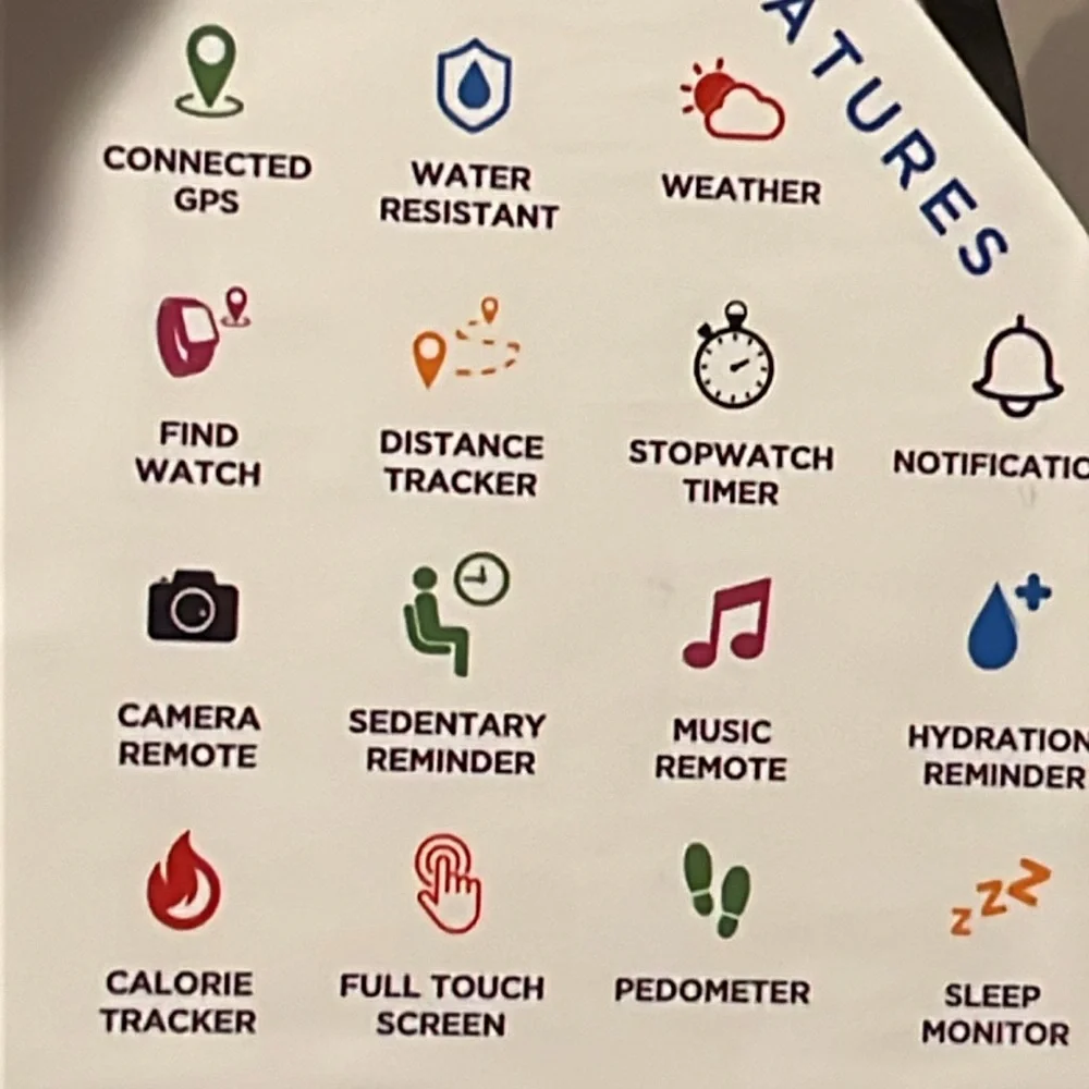 Q7+ Smartwatch - New! Still Sealed! Android and iOS compatible - Picture 10 of 11